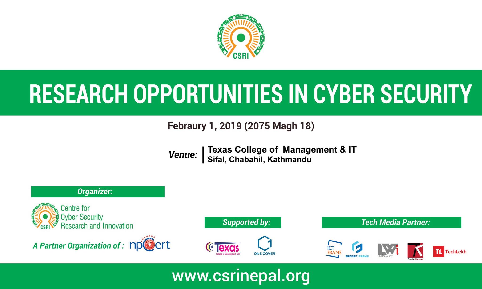 Research Opportunities In Cyber Security